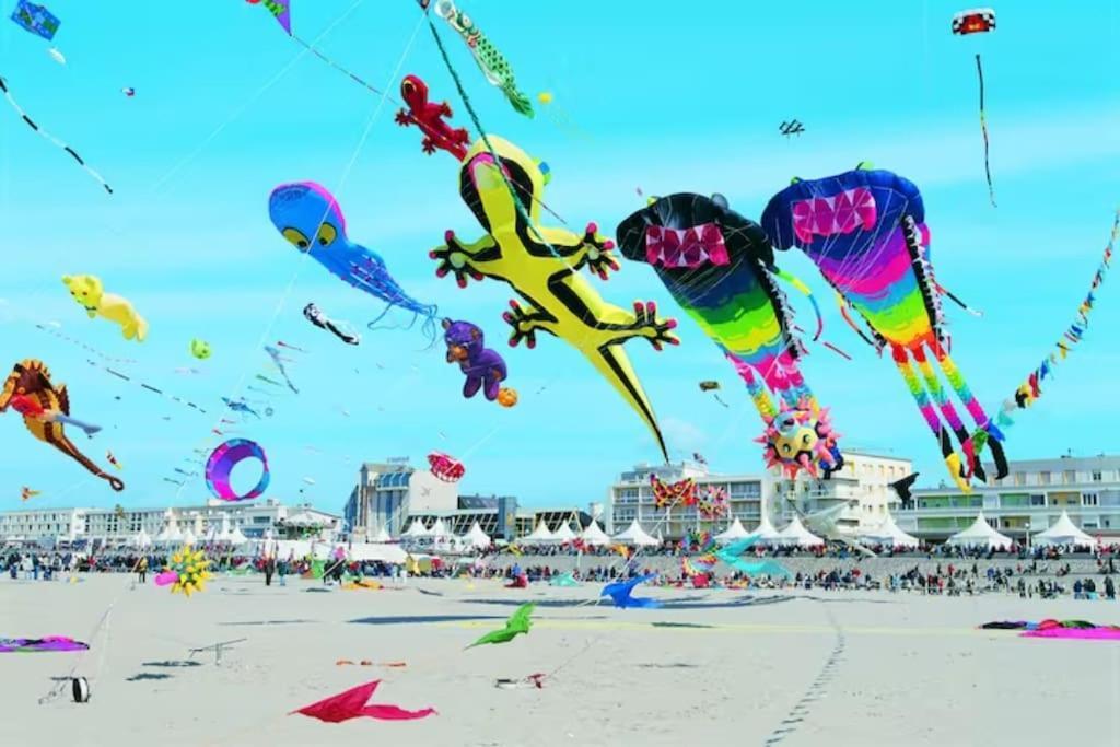 Apartamento Cozy D'Opale Charmant T1 Bord De Mer Cour Privee Et Clot Wifi 3 Pers Animaux Acceptes Gratuit Berck Exterior foto