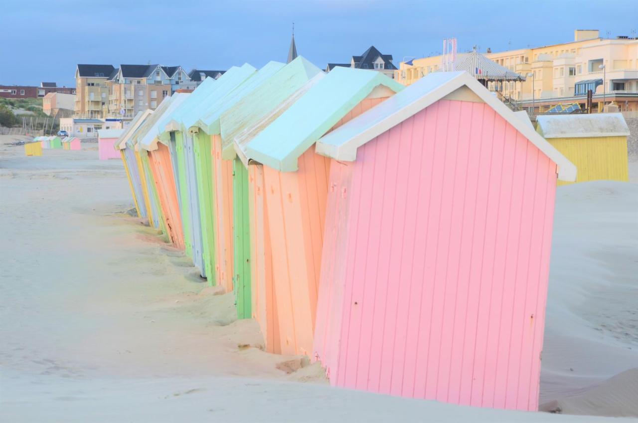 Apartamento Cozy D'Opale Charmant T1 Bord De Mer Cour Privee Et Clot Wifi 3 Pers Animaux Acceptes Gratuit Berck Exterior foto